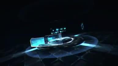 高科技科幻界面动画标志展示AE模板视频的预览图
